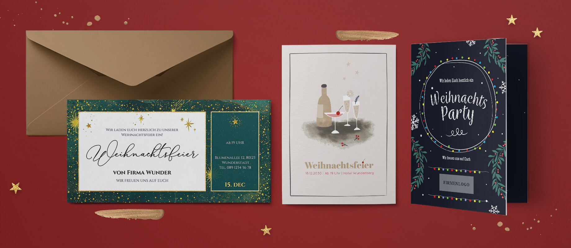 Firmen Weihnachtskarten